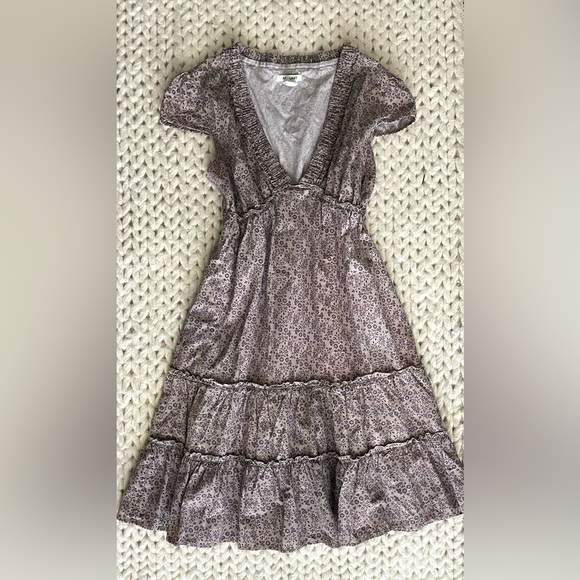 100% Cotton At Last Floral Cottage Core Dress - Picture 1 of 7